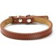 thumbnail image 2 of Collar De Cuero Para Gatos Y Cachorros, Ajustable 20cm-27cm Cm - Marrón, 2 of 5