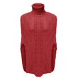 thumbnail image 4 of Duoif Sweaters for Women Trendy Women's Fashion Turtleneck Solid Color Sweater Loose Pullover Shawl Sweater Women's Sweaters Womens Tops Red XXXL, 4 of 5
