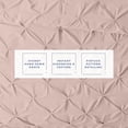 thumbnail image 2 of Kotton Culture 600TC Pinch Pleated Duvet Cover, 100% Egyptian Cotton (Blush, Cal King/King, 1 Piece), 2 of 8