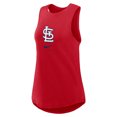 thumbnail image 2 of Women's Nike Red St. Louis Cardinals Legacy Icon High Neck Performance Tank Top, 2 of 3