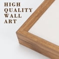 thumbnail image 4 of HPNIUB Boho Wooden Framed Wall Art Mid-Century Modern Abstract Geometric Decor Minimalist Set of 3 for Living Room Bedroom Office 16x32 Inch, 4 of 11