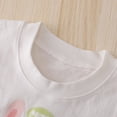 thumbnail image 6 of KPOPLK Baby Girls Toddler Clothes 2Pcs Summer Bow Embroidery Short Sleeve T-Shirt Tee Clothing Elastic Waist Shorts Set with Pockets(4-5 Years,Pink), 6 of 6
