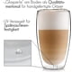 thumbnail image 4 of Design Latte Macchiato Glasses (4 X 330ml) - Double-walled Glasses Made Of Borosilicate Glass, 4 of 5