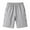 Grey, variant on MIXUE Mens Shorts Summer Solid Color Elastic Waist With Pockets Loose Fit Running Training Basketball Outwear,Gray,S