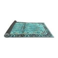 thumbnail image 2 of Ahgly Company Indoor Round Persian Light Blue Traditional Area Rugs, 5' Round, 2 of 4