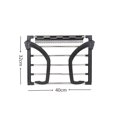 thumbnail image 4 of Porte-chaussures Pliante Multifonction en Acier Inoxydable Porte-Vêtements Porte-Chaussures, 4 of 8