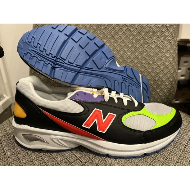 New Balance 498 Black Red Multicolor Running Shoes Size 13 Men’s ML498DT3
