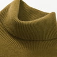 thumbnail image 2 of Mens Turtleneck Sweater Warm Knitted, 2 of 5