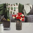 thumbnail image 2 of Shisuyan Rustic Dried Flower Bucket Grey Iron 1Pcs 7.47X5.89X4.44in, 2 of 9