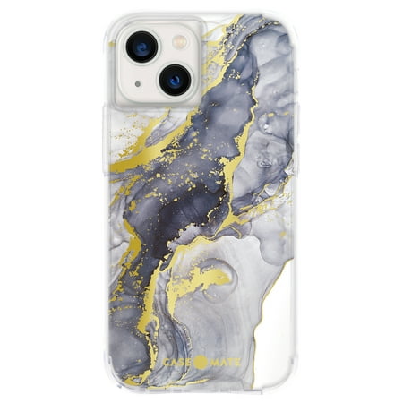 Case-Mate Tough Prints Case for Apple iPhone 13 Mini - Navy Marble