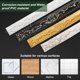 thumbnail image 4 of Uxcell Moldura de Pared Flexible 1.4" 16.4 Pies Autoadhesiva DIY Peel and Stick Moldura de Pared Tira de Calafateo Flexible para Techo Gabinete Espejo Decoración del Hogar, Negro, 4 of 6