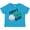 Turquoise, variant on Inktastic Poppy's Golf Buddy with Golf Ball Boys or Girls Toddler T-Shirt
