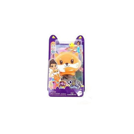 Mattel Polly Pocket Pet Connects Orange Micro Playset Figurine   Animal   Accessory