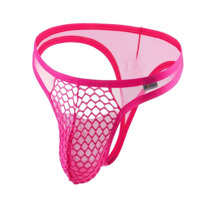 Men's Breathable Mesh Triangle Briefs Low Waist Underwear Thin Soft Comfortable Design