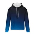 thumbnail image 2 of skpabo Mens Hoodies Warehouse Mens Gradient Printed Hooded Sweatshirts Pullover Long Sleeve Hoody Drawstring Casual Tops Hooded Sportswear with Pockets Size 8-24, 2 of 4