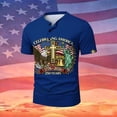 thumbnail image 2 of Fourth of July Shirts for Men 250 Years America Anniversary Usa 250th Birthday Apparel T-Shirt Short Sleeve Button Up Tops, 2 of 4