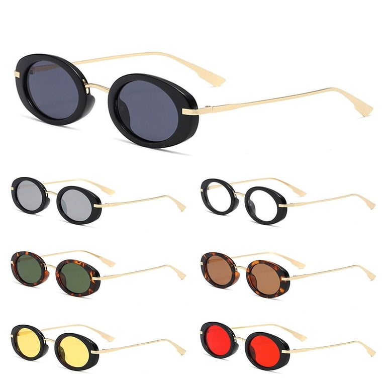 Retro Oval Sunglasses Polarized UV400 Y2K Vintage Chic Unisex Trendy Amazon.com: Appassal Retro Oval Sunglasses for Women Men  main image 3
