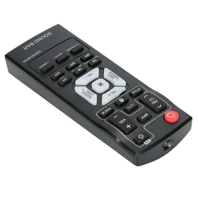Télécommande de Remplacement pour Barre de Son, Télécommande de Remplacement Professionnelle Durable Résistante à l'Usure Simple pour COV30748160
