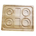 thumbnail image 4 of GUOOL Wooden Beading Board Bead Tray for Art Crafts Necklaces Making Beading Tools, 4 of 9