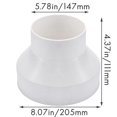 thumbnail image 3 of Ventilation Pipe Reducer Adapter Pipe Air Duct Adapter Pipe Connector for Inline Ventilation System(200mm to 150mm) s202412243880, 3 of 5