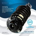 thumbnail image 3 of Detroit Axle - Front Passenger Side Strut w/ Coil Spring Assembly Replacement for Chevrolet Cobalt HHR Pontiac Pursuit G5, 3 of 7