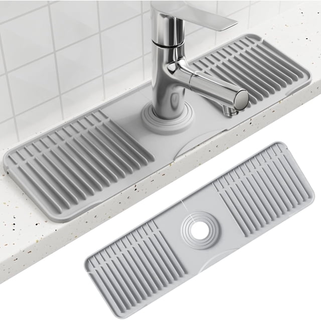 QH1254 Tapete para Grifo de Fregadero de Cocina Protector contra Salpicaduras de Silicona