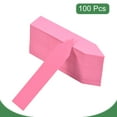 thumbnail image 3 of Unique Bargains PVC Plant Label Stakes 10 x 2cm Water Resistant for Garden Tag Pink 100 Pack, 3 of 5