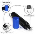 thumbnail image 3 of LYMAYTER Golf Ditch Cleaner Stainless Portable Wear-resistant Golf Club Sharpener Re-Grooving Tool Wedges Golf Club Cleaner Golf Club, 3 of 8