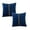 2Pack J, variant on 2Pack Velvet Throw Pillow Cover 45X45Cm With Gold Leather For Sofa Bed And Living Room Pillow Case Home Decor