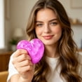 thumbnail image 6 of TOYOUME Heart-Shaped Squeeze Sensory Toys, Soft Slow Rising Glitter Squishy, Pink, 6 of 8