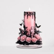 WEGFTDUOP Halloween And Black Shaped Castle 2D Acrylic Home Living Room Tabletop Ornament Festival Decoration Holiday Products