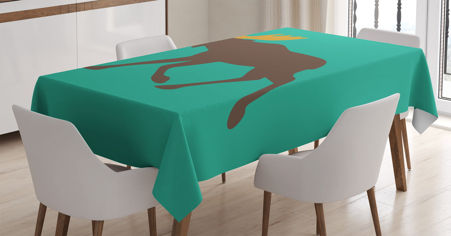 INTERESTPRINT Cute Sloth Bear Animal 60x 84 Rectangular Table Cover for Party 