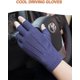 thumbnail image 3 of Guantes de conducción sin dedos CHAO azul marino M protección solar antideslizantes, 3 of 5