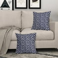 thumbnail image 2 of Polka Dot Pillow Covers 18x18 Set of 2 Black Cream Throw Pillows Boho Design Brush Strokes Decorative Outdoor Pillowcase Square Cushion Cover Linen Pillow Case for Home Sofa Couch Bed, 2 of 5