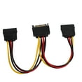 thumbnail image 4 of Línea de fuente de alimentación SATA, cable adaptador SATA Cable adaptador de alimentación de disco duro 1 en 2 Pin Cable de alimentación SATA Tecnología innovadora, 4 of 12