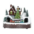 thumbnail image 3 of simhoa Lighted Figurine Music Box Animated Sculpture Christmas Tabletop Xmas Tree, 3 of 8