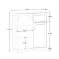 thumbnail image 6 of RiverRidge Kitchen Buffet Sideboard Storage Cabinet with Drawer and Shelves - White, 6 of 7