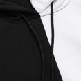thumbnail image 3 of Primavera y otoño Sudaderas con capucha con estampado de anime Jersey con costuras de dos colores Sudadera deportiva con capucha unisex holgada, 3 of 4