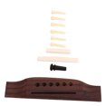 thumbnail image 3 of Guitar Bridge Set, Pre Slotted Guitar Bridge Pins Replacement  For Maintenance, 3 of 8