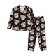 thumbnail image 1 of Fotbe PUG Conjunto de Pijama de Manga Larga para Mujer con Estampado, Ropa de Dormir de 2 Piezas, Conjunto de Casa Suave y Cómodo con Bolsillos-X-Large, 1 of 7