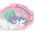 thumbnail image 3 of American Greetings Unicorn Birthday Card for Girl with Stickers, 3 of 4