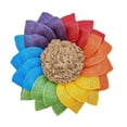 thumbnail image 2 of Wreath Vivid Decorative Resin Rainbow Wreath Spring Front Door Decoration Party Decor, 2 of 8