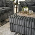 thumbnail image 6 of Roundhill Furniture Belvoir Accent Cocktail Ottoman, Charcoal, 6 of 7