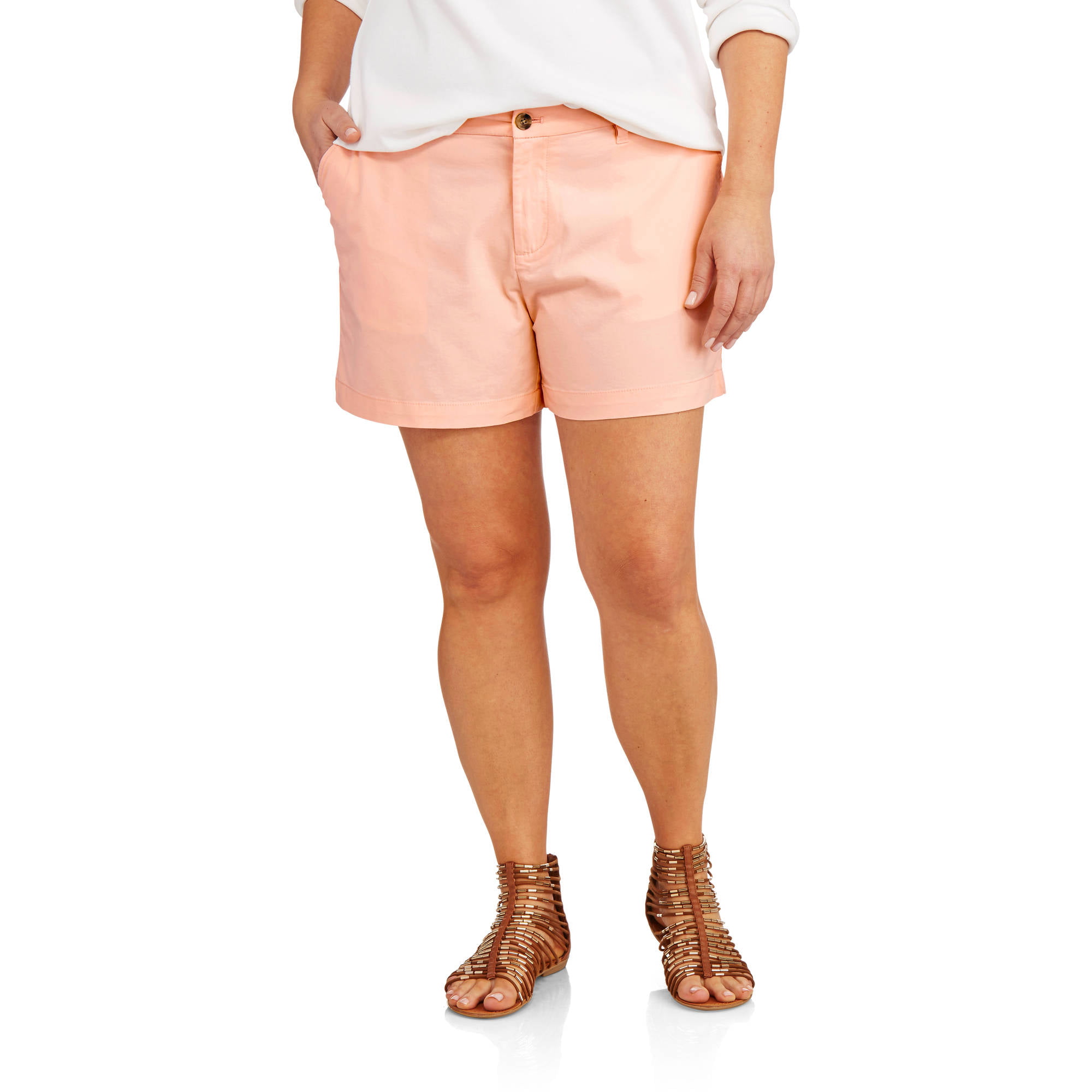 Women's Plus Shorts & Capris - Walmart.com