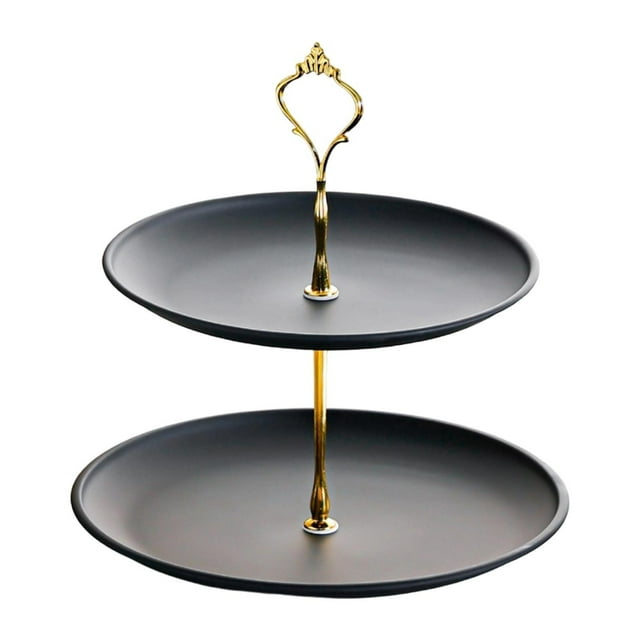 Soporte para pasteles, elevador de alimentos, ahorra espacio, regalos para hornear, mesa de postres, plato para pasteles Estilo B