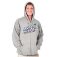 thumbnail image 5 of Retro Slush Puppie Vintage 80s Logo Zip Up Hoodie Men's Women's Brisco Brands S, 5 of 6