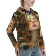 thumbnail image 2 of KLL Whimsical Flower Crown Maiden for Womens Pullover Hoodie with Pocket Hooded Long Sleeve Shirts Sweatshirt for Women-Large, 2 of 7