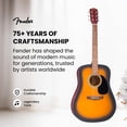 thumbnail image 2 of Fender FA Series Dreadnought Acoustic Guitar - 2-Color Sunburst w/ Gig Bag, 2 of 9