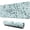 White and Blue, variant on Long Mouse Pads for Desk,White and Blue Of Animal Print Desk Mats on Top Of Desks, Desk Mouse Pad Extra Large with 3mm Non-Slip Base and Stitched Edge for Gaming,Office,Work,Home 31.5"x11.8"