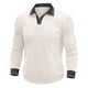 thumbnail image 2 of Ceisia Men's Casual Striped Half Button Round Neck Pullover with Pocket Daily Fashion Top Gift, 2 of 7